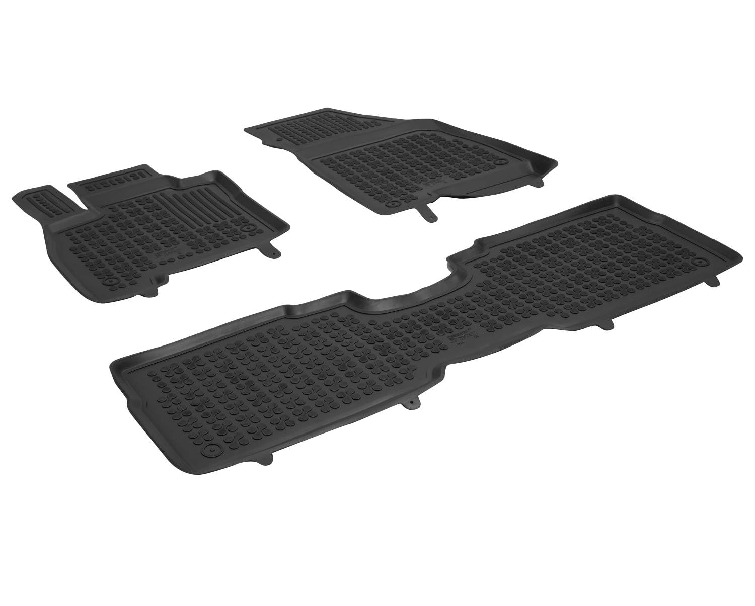 AZUGA Hohe Gummi Fußmatten mit Rand passend für Jaecoo 7 ab 2025 Plug-In-Hybrid (PHEV) AZ10300558 3D Gummimatten