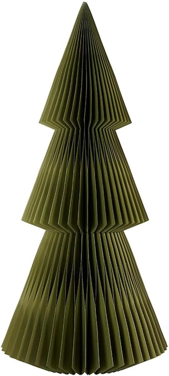 Santa Barbara Design Studio Honeycomb Paper Christmas Trees - 3D Foldable Fir Tree Holiday Centerpiece, 36" Tall, Balsam Fir - Green