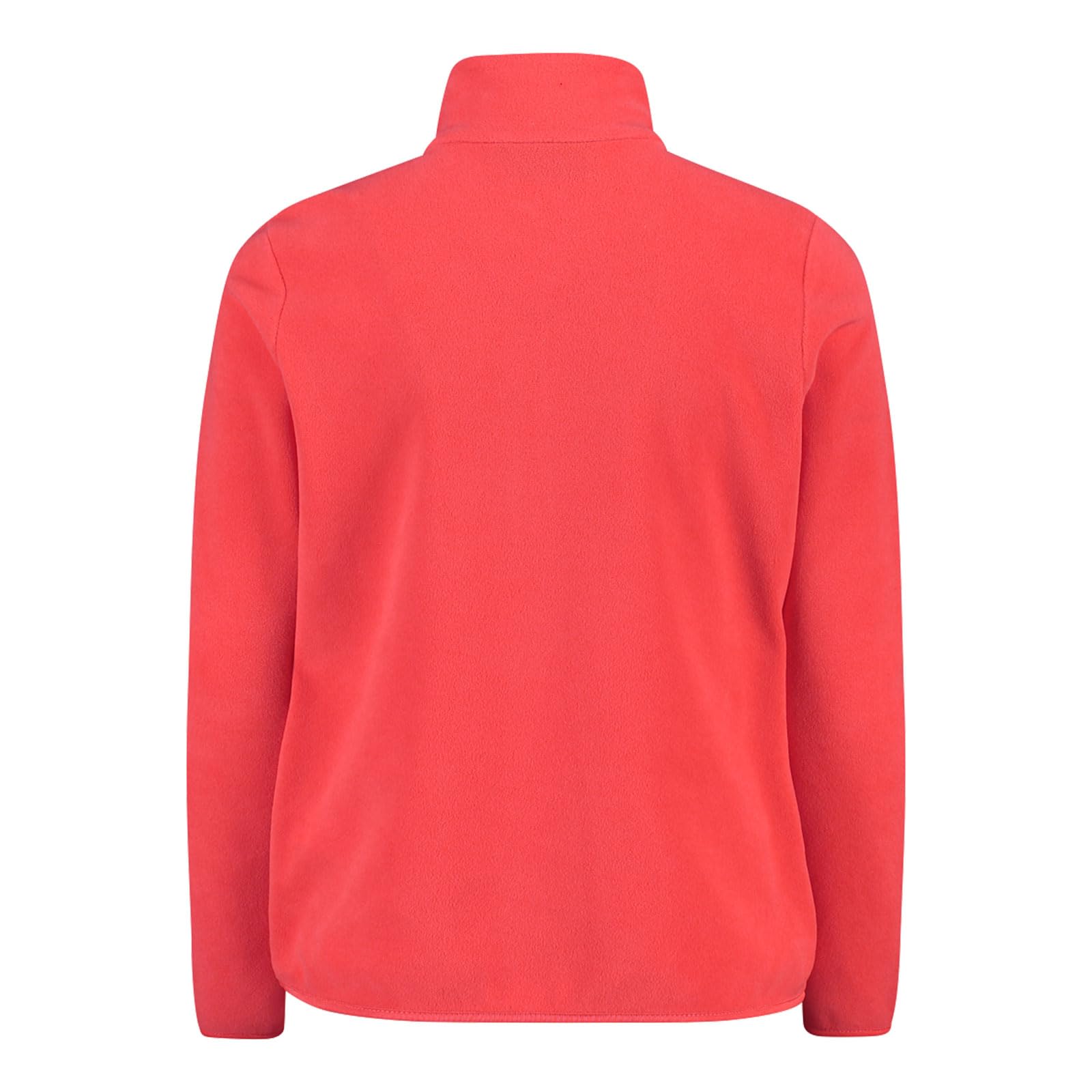 CMP Camiseta de forro polar para niños, rojo fluorescente, 164
