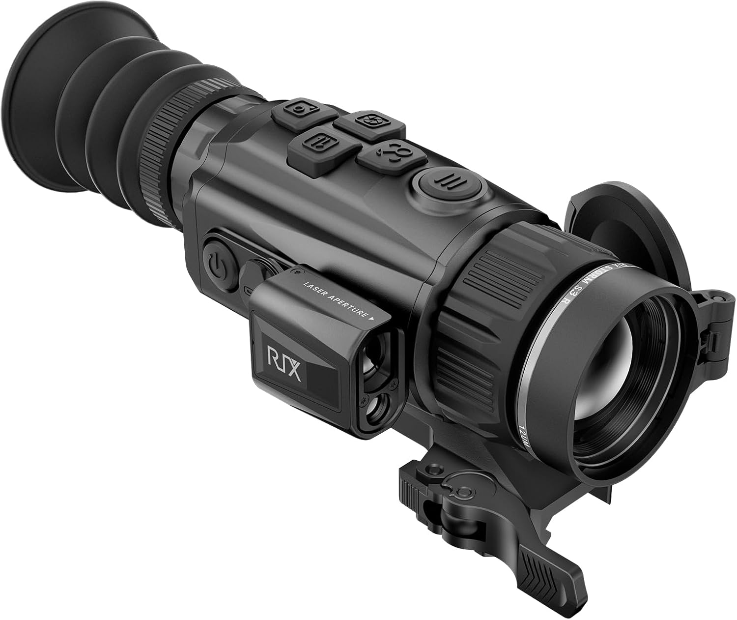 RIX Storm S3R 12um 384 Thermal Scope 35mm Thermal RifleScope with Laser Rangefinder(50Hz), Thermal Scope with 1968 Yards and Ballistic Calculator, ≤1lb, Safety Level-Class I, Power Output＜1mW