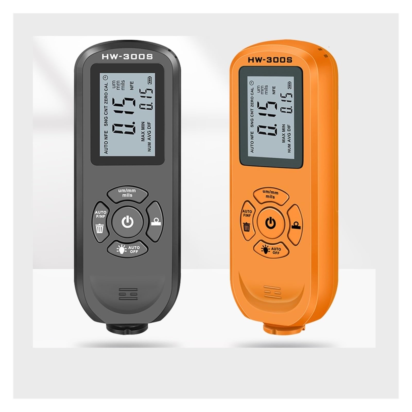 Miernik grubości farby Miernik grubości powłoki 0.01mm 1mil miernik grubości lakier samochodowy Tester grubości folii 0-2000UM narzędzia pomiarowe do powlekania(Black 02)