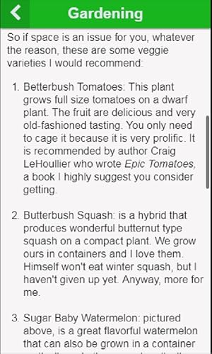 Gardening