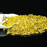 Vista 2 de Piedras artificiales de cristal de mar, no tóxicas, para terrario o acuario de tortuga, 1 libra / 460 g (rellena 1 taza), para decoración