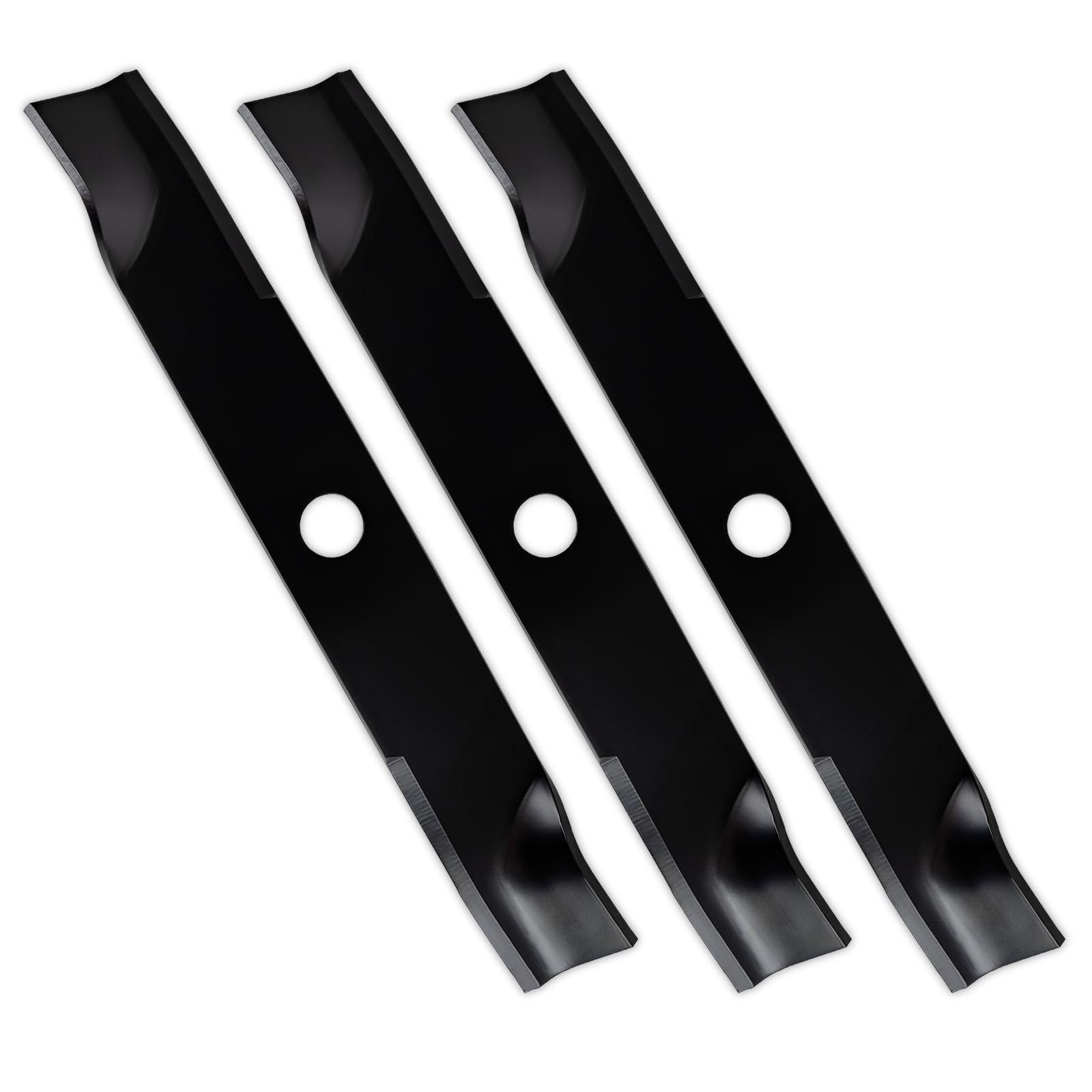 Cuchilla de cortacésped K5613-34340 compatible con cubierta Ku bota de 54 pulgadas, compatible con RCK54P-400Z RCK54P-781Z, hoja de elevación alta sustituye a K5613-34340, paquete de 3