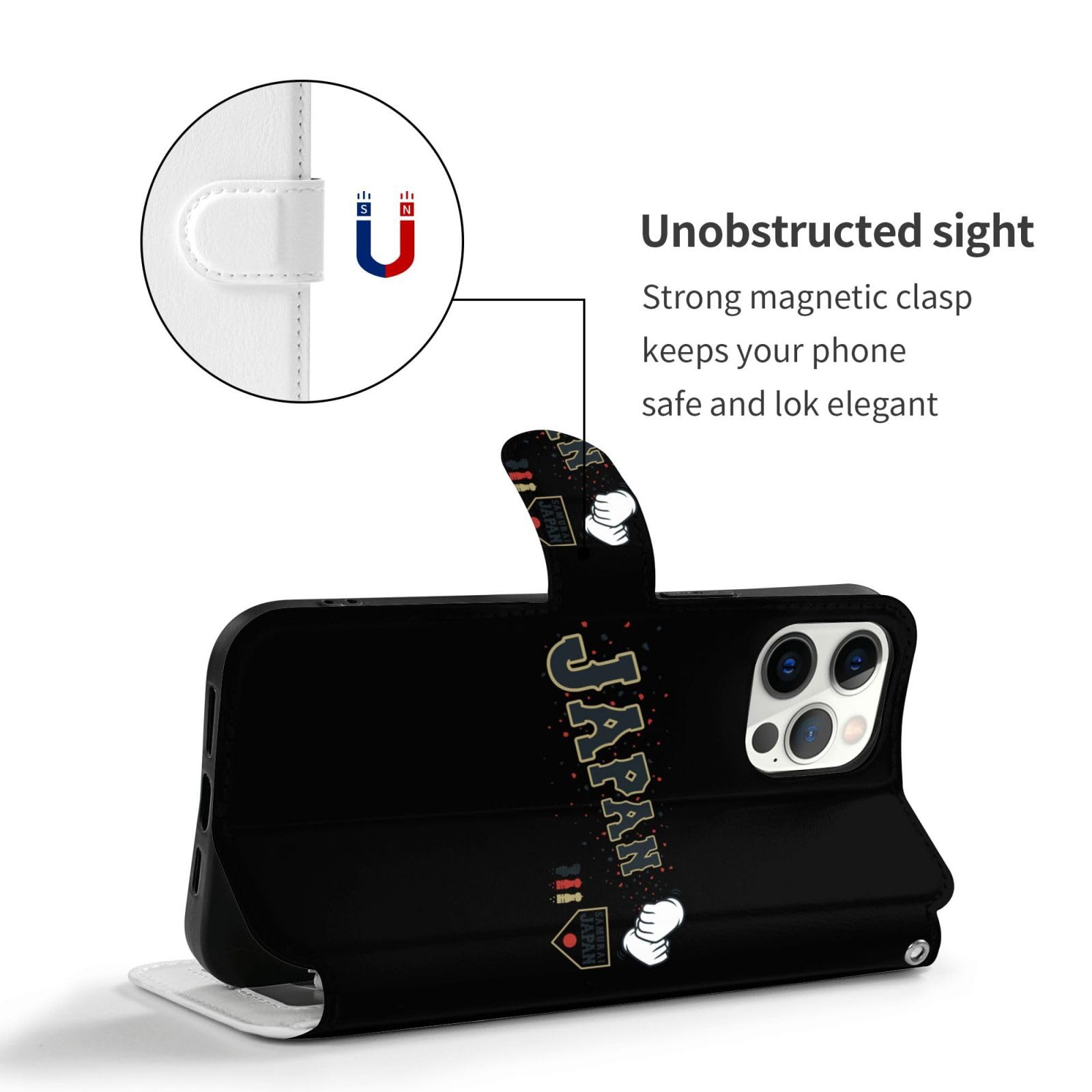 Amazon.co.jp: 野球日本代表 侍ジャパン スマホケース 手帳型