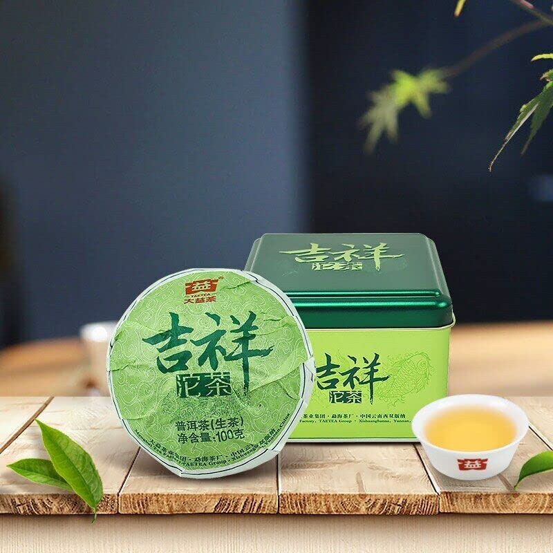 Ancient Tree Lucky Puer Tuo Yunnan Menghai TAETEA Dayi Pu'er Tuo Cha 100g