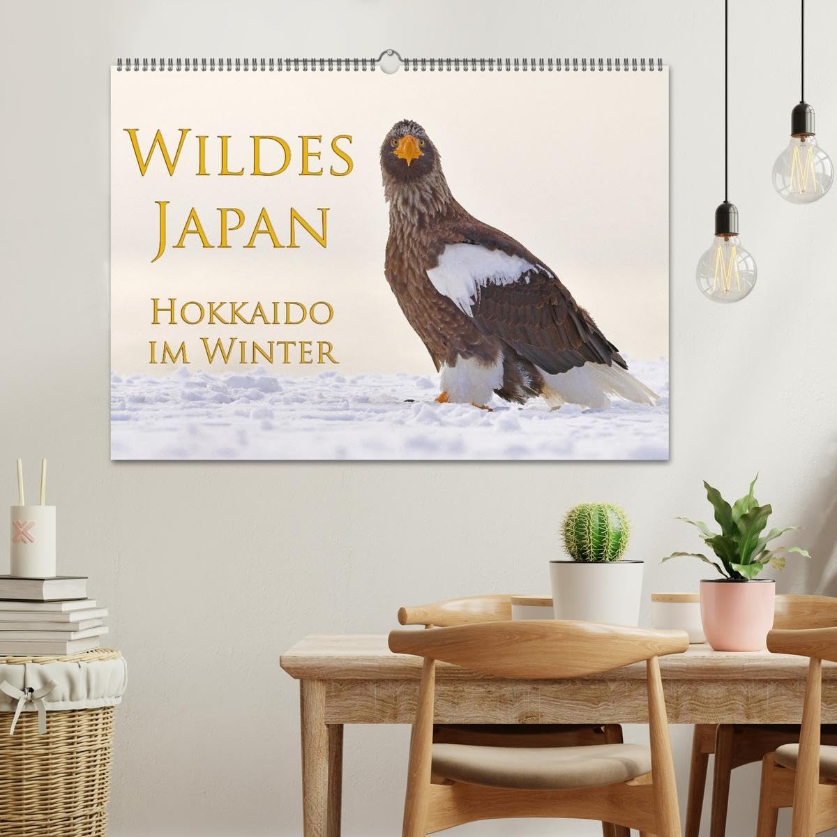 Wildes Japan - Hokkaido im Winter (Wandkalender 2026 DIN A2 quer), CALVENDO Monatskalender: Hokkaido im hohen Norden Japans ist im Winter ein weißes Wunderland.