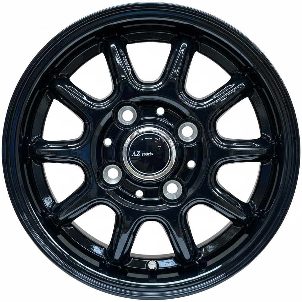軽トラ 軽バン 軽自動車 12インチ 8PR 145R12 マルチ PCD100 Amazon | 12インチアルミホイールタイヤセット 軽トラ 軽バン 車検OK