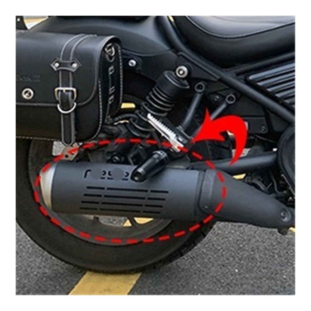 Deflectores Calor Escape para Rebel CMX 250 300 500 Rebel300 Rebel500 2017-2023 Silenciador De Escape para Motocicleta Tubo Protector Térmico Cubierta Protectora