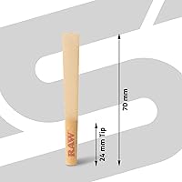 Vista 3 de Conos RAW Classic Tamaño Único 70/24 Paquete de 100 Conos Más Cortos que 1 1/4 Mini Preenrollado para Disfrutar de una Sesión Rápida
