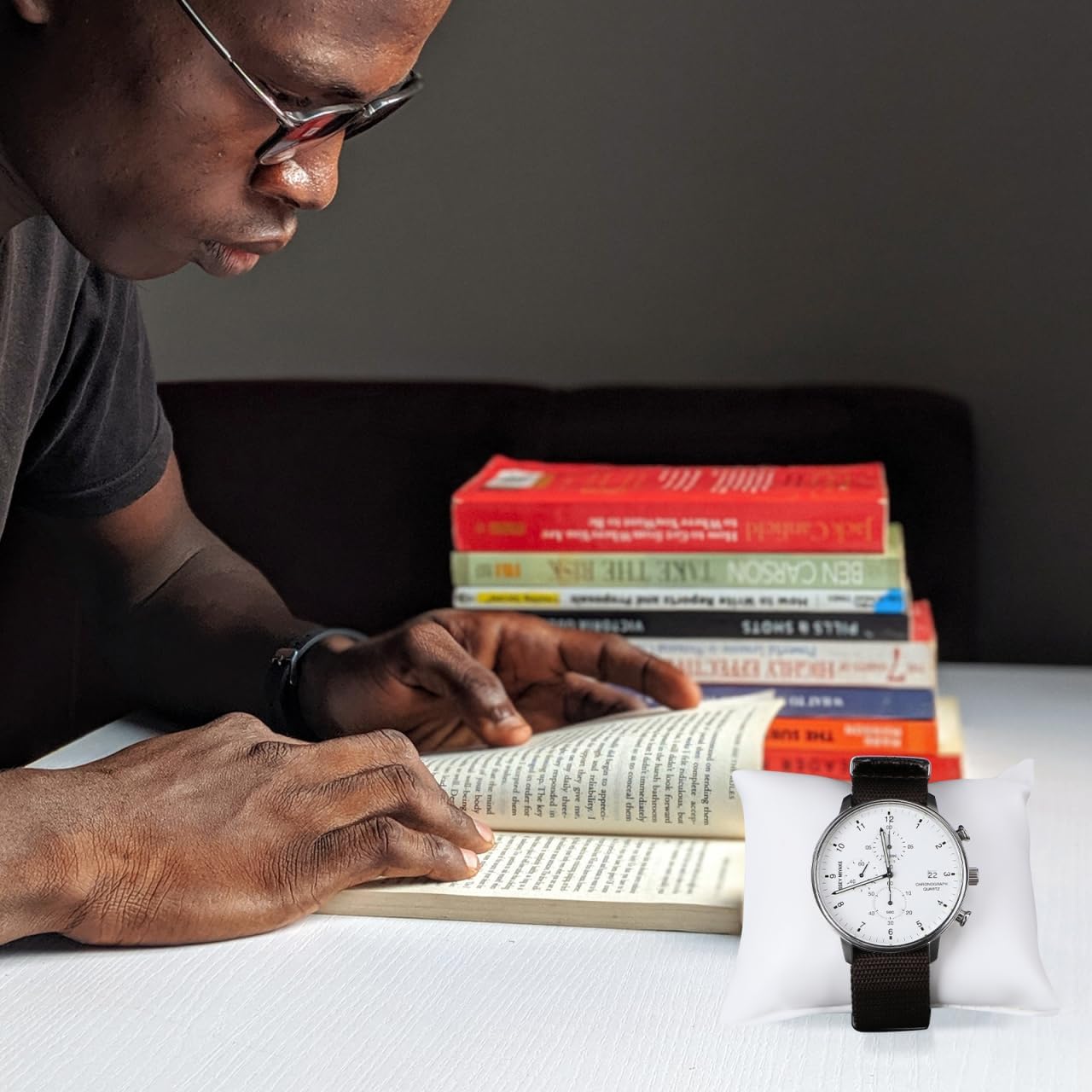 Watch Pillow - 10 Pcs Small Bracelet Pillow Jewelry Display Pillow PU Leather Bracelet Watch Pillow Holder Watch Cushion Pillows for Watch Bracelet Jewelry Display (White) - Image 7