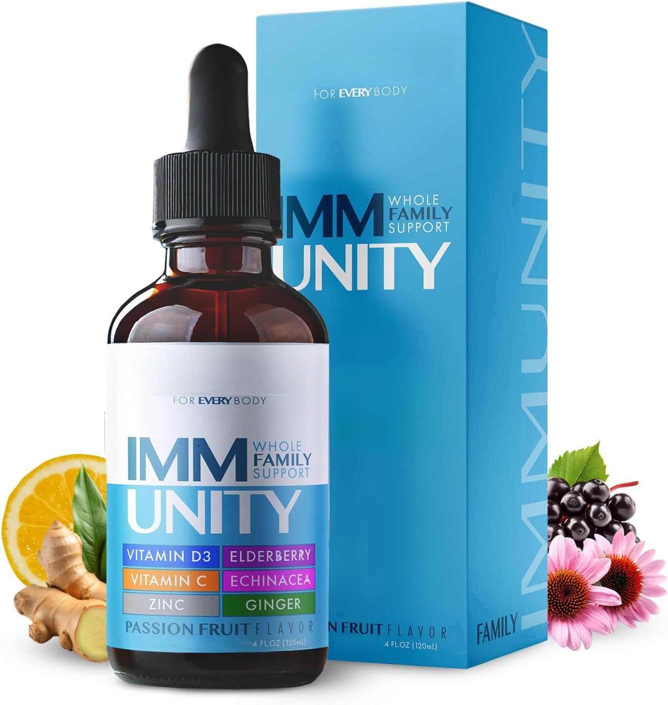 multivitaminici immunitari completi, estratti vegetali naturali,2 pezzi | supporto immunitario, senza zucchero, non OGM, buona salute, assorbimento rapido