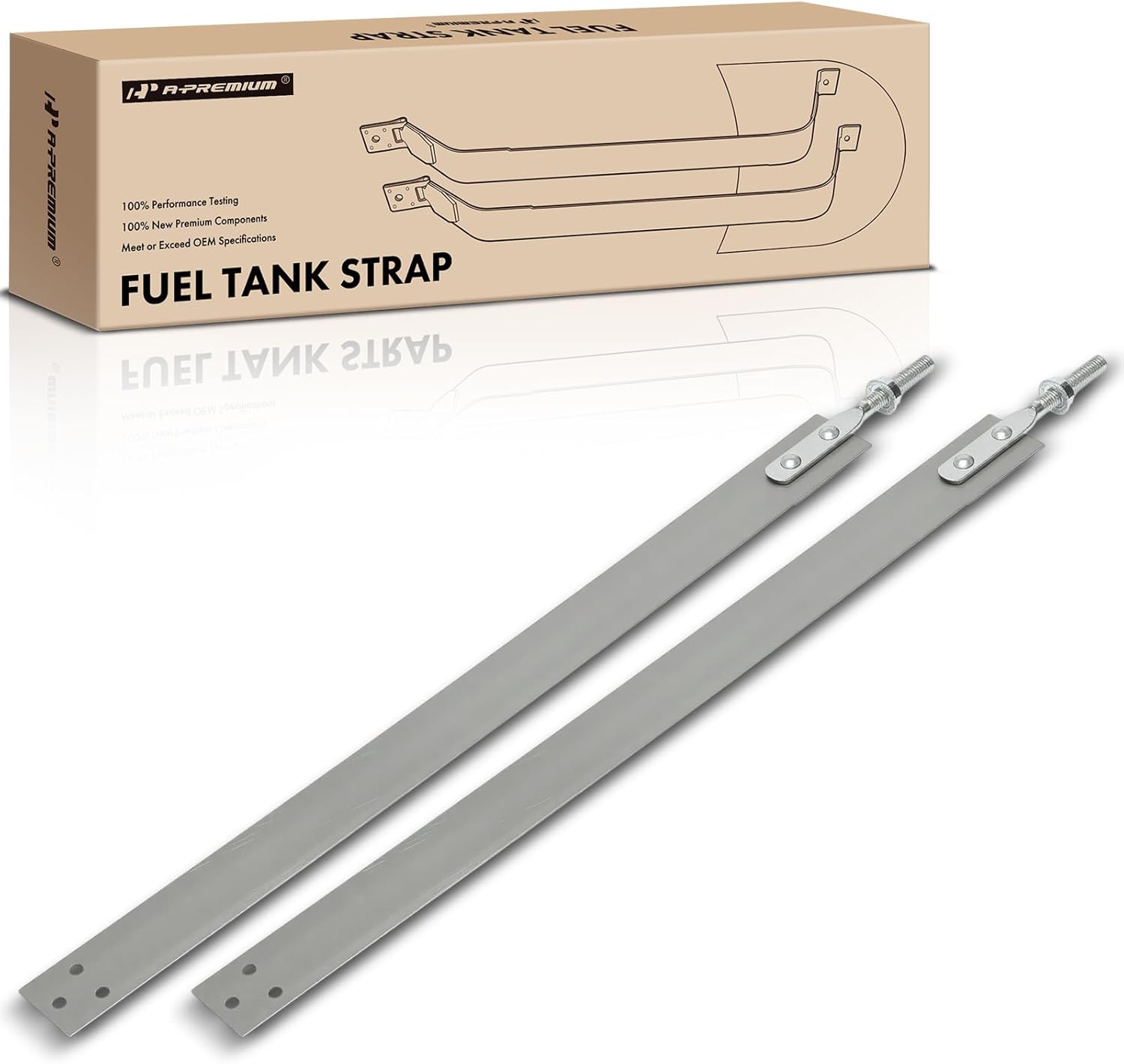 A-Premium Fuel Tank Strap Compatible with Chevrolet GMC C/K/R/V-10/20/30/1500/2500/3500 Truck Pickup 16 or 20 Gallon Tank