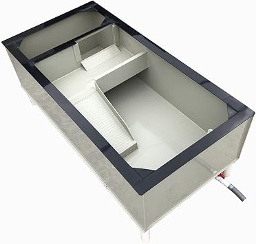 Reptile Breeding Box Big Tortoise Box Tortoise Villa Tortoise Box Tortoise Pond Balcony Home With Terrace Breeding Box Tortoise House Tortoise Habitat Fence Wooden Small Animal Breeding Box Indoor/out