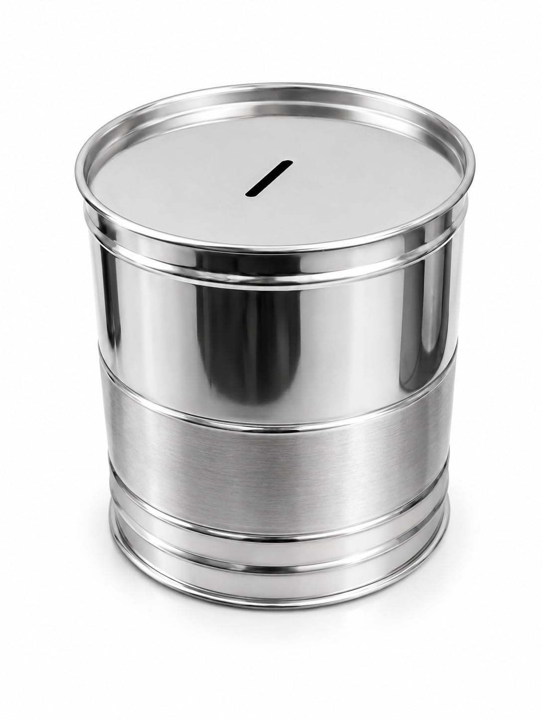 Fixed Piggy Bank, Stainless Steel, Permanently Sealed, Rust-Resistant, Break to Open, for All Ages |6 Month Warranty| Pack of 1 Money Bank Size 15cm*12cm Coin Saving Box-image-42