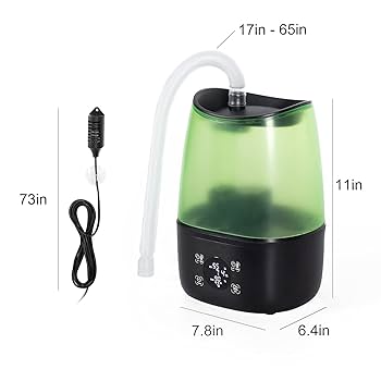 フィルター・ろ材・ポンプ REPTI ZOO Digital Timing Humidifier 4L Amazon.com: REPTI ZOO 4L Reptile Fogger Mister Tank