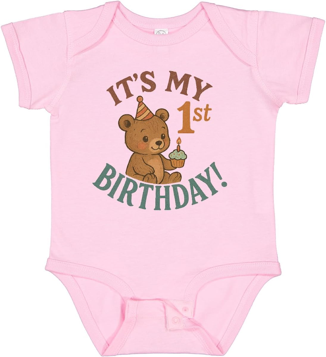inktastic My First Birthday Bear Baby Bodysuit