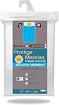 Clair de Nuit - Protège Matelas 160x200 cm | Plateau Molleton 100% Coton | Absorbant et Hygiénique