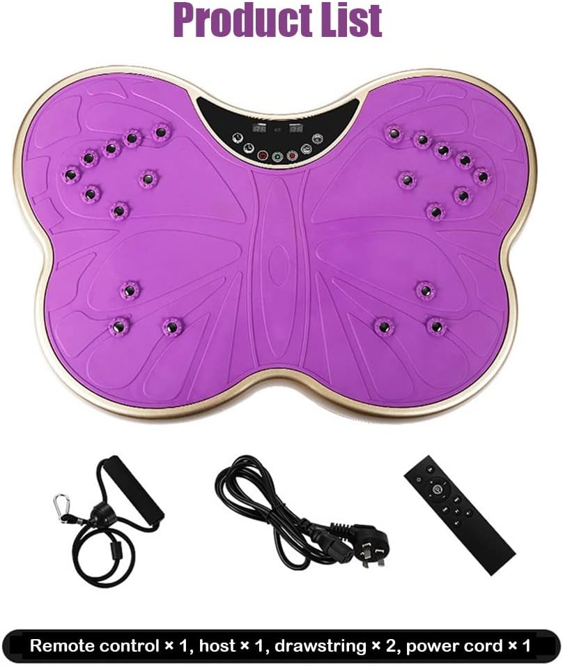 Vibration Plate Exercise Machine - Whole Body Workout Vibration Fitness Platform - Home Training Equipment for Weight Loss & Toning