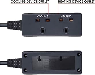 Inkbird ITC-308S Dual Relay Digital Temperature Controller for Heating Cooling Device with 1.97in NTC Sensor Probe