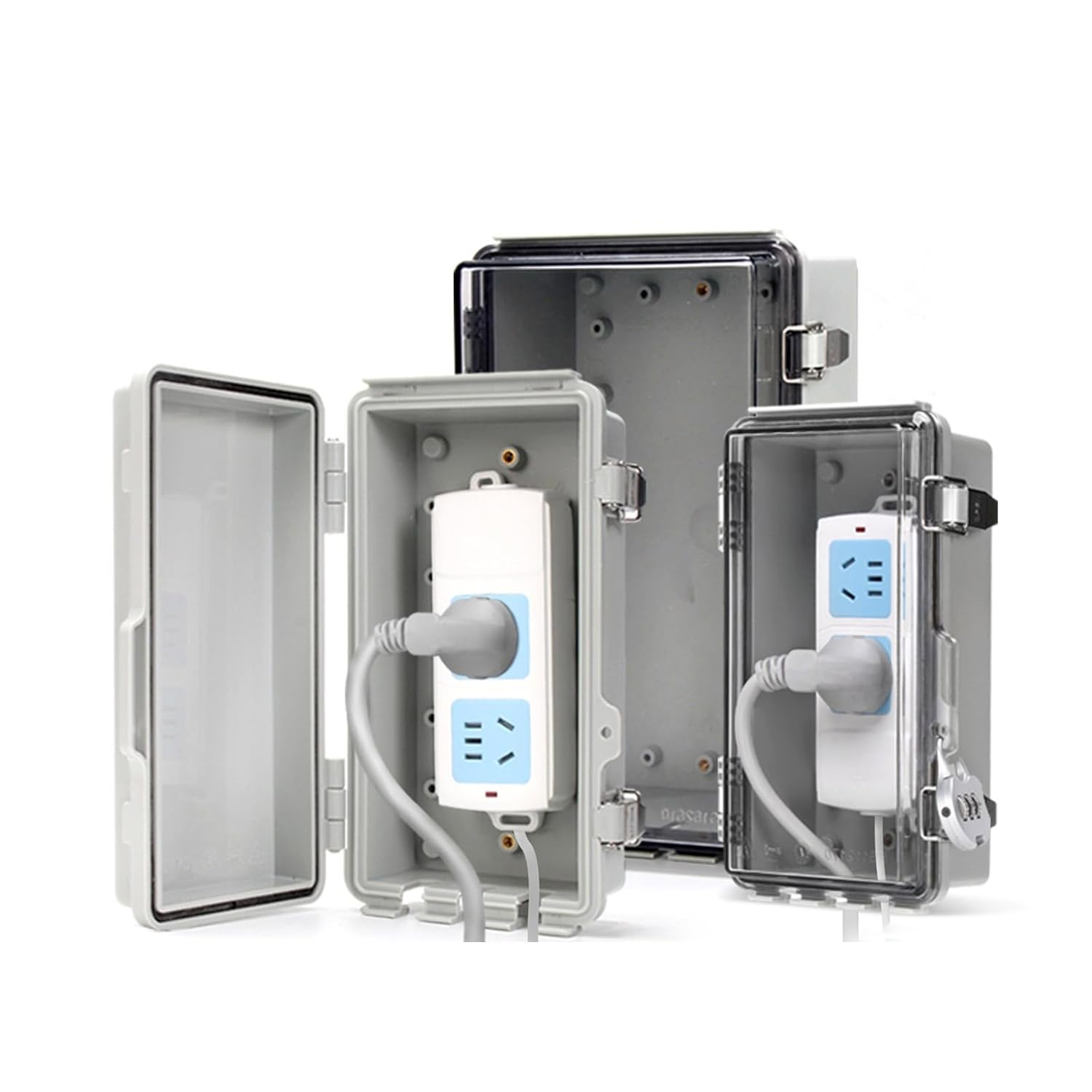 Electrical Junction Box Connection Cable Enclosure for Indoor Outdoor Power Case Junction Box Junction Box Extension Cord Cover Outlet Covers