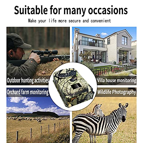 LifBetter Wildkamera Jagdkamera 12 MP HD 1080P PIR IR Wildlife Scouting Cam Nachtsicht wasserdichte Kamera zum Schießen… – Bild 5