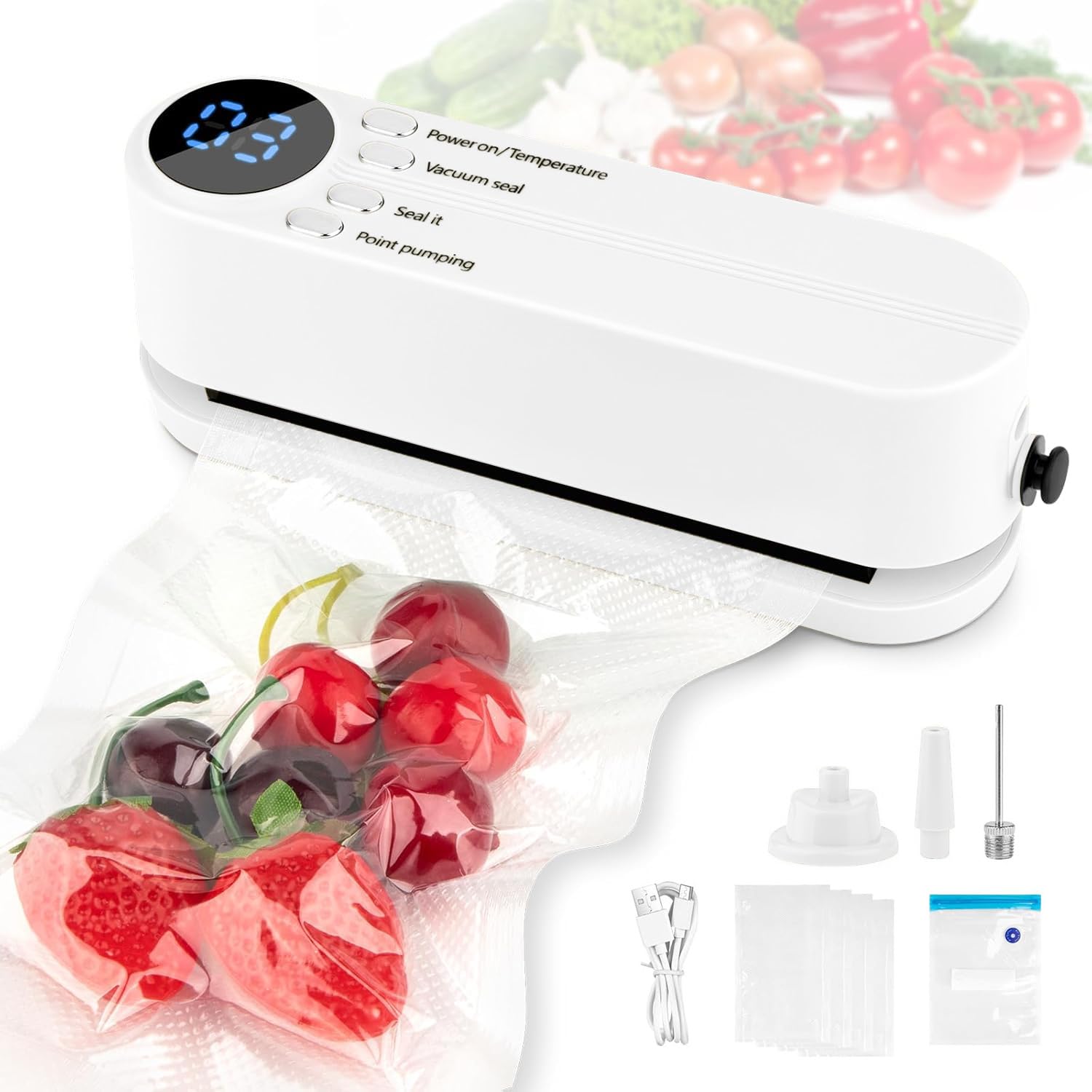 Amazon.co.jp: 真空パック機 フードシーラー【2025年モデル】真空