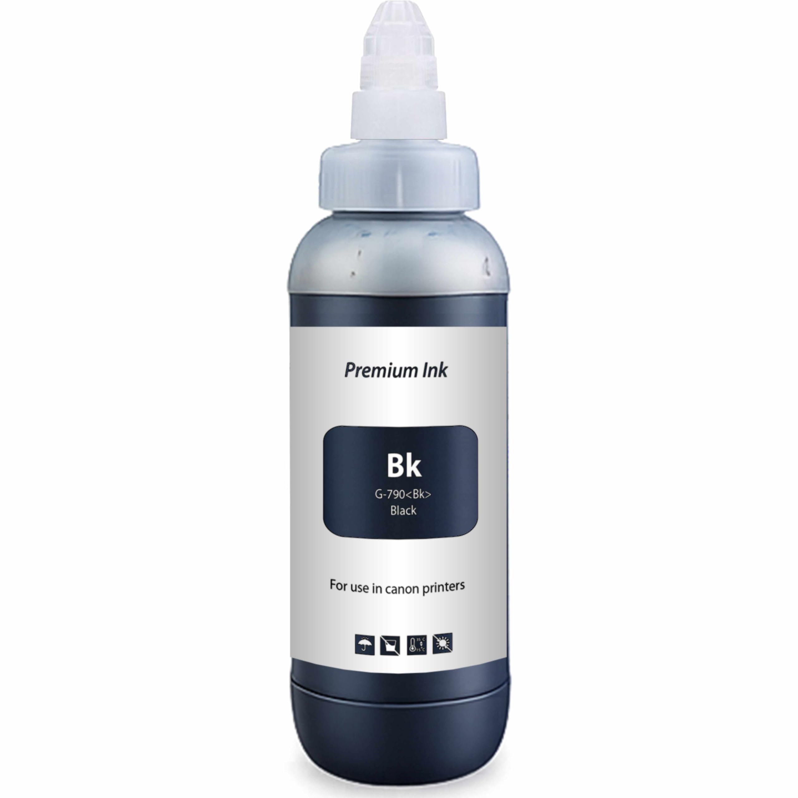Needle GI 790 Compatible Refill Ink | Made in India | (Black - 500gms with EazyFill Cap) for Canon Pixma G1000 G1010 G2000 G2010 G3000 G3010 G4000 G4010 G4085 - Printers