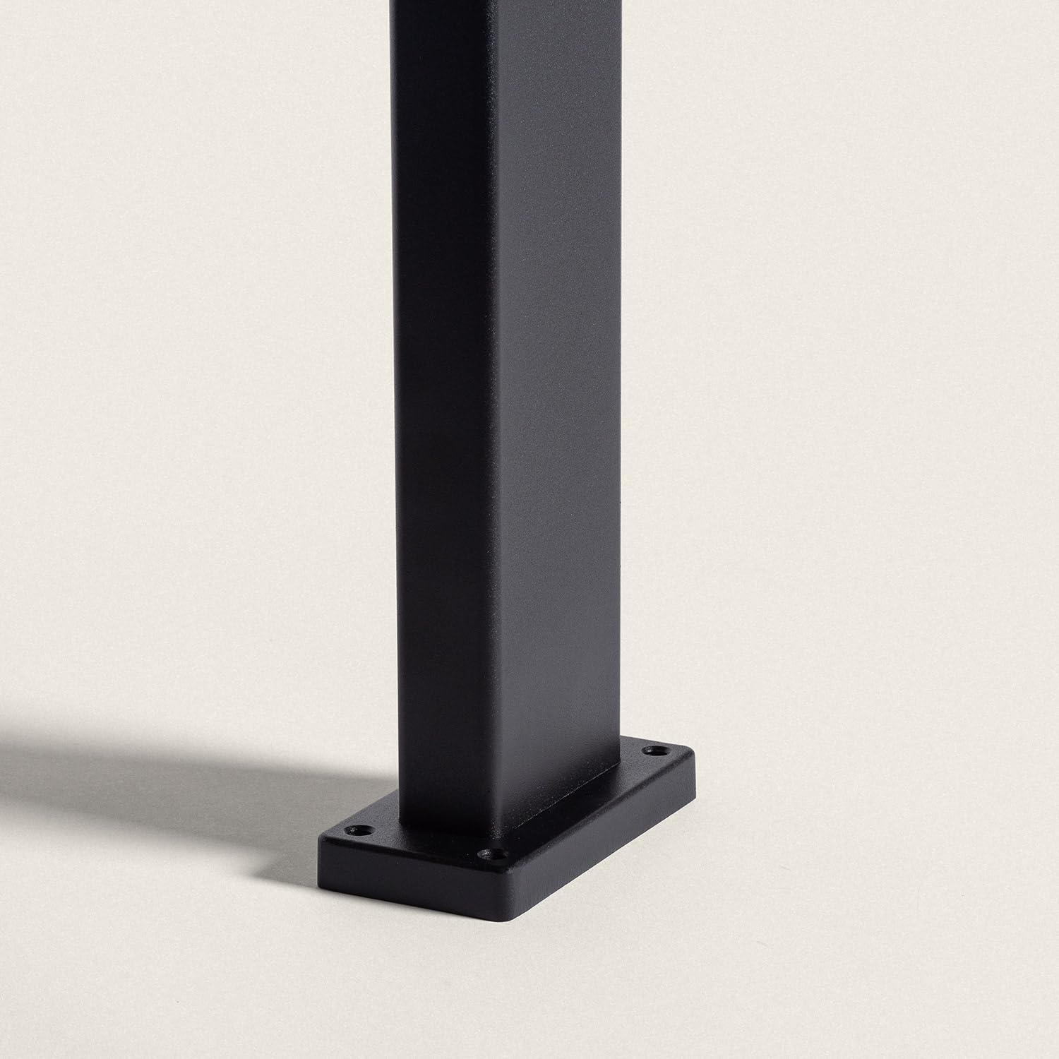 LEDKIA Baliza Exterior LED 50cm 10W Aluminio Mirto Negro Negro