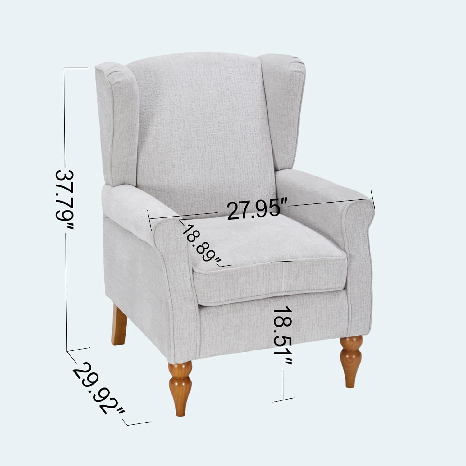 Coffee Table & Armchair Set,Vintage Luxury Style, a high-Back Reading Chair& a Solid Wood Coffee Table, Suitable for Living Rooms and Bedroom Relaxation Areas. (Beige)