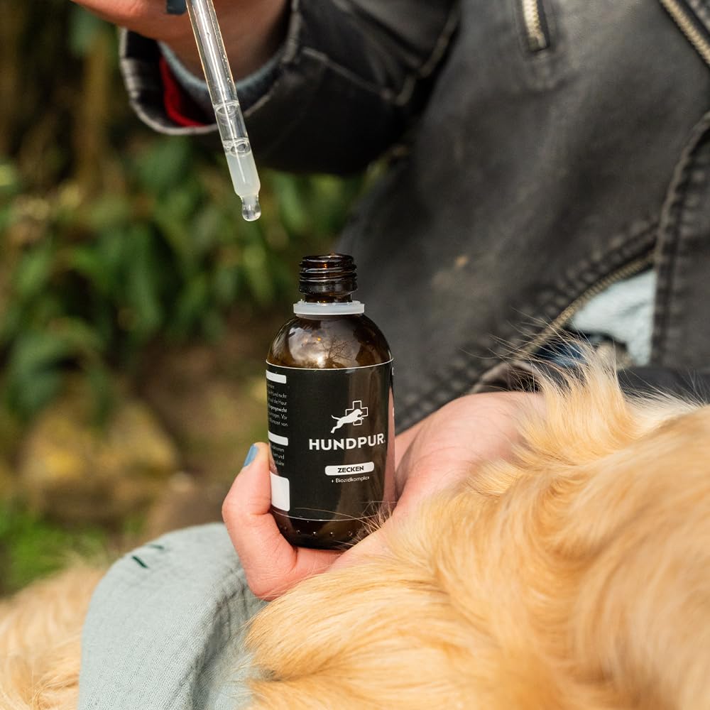 Zecken Tinktur 50 ml - Repellent Gegen Zecken - Insektenschutz Hund - Ätherische Öle Gegen Zecken, Flöhe, Milben & Mücken - Made in Germany