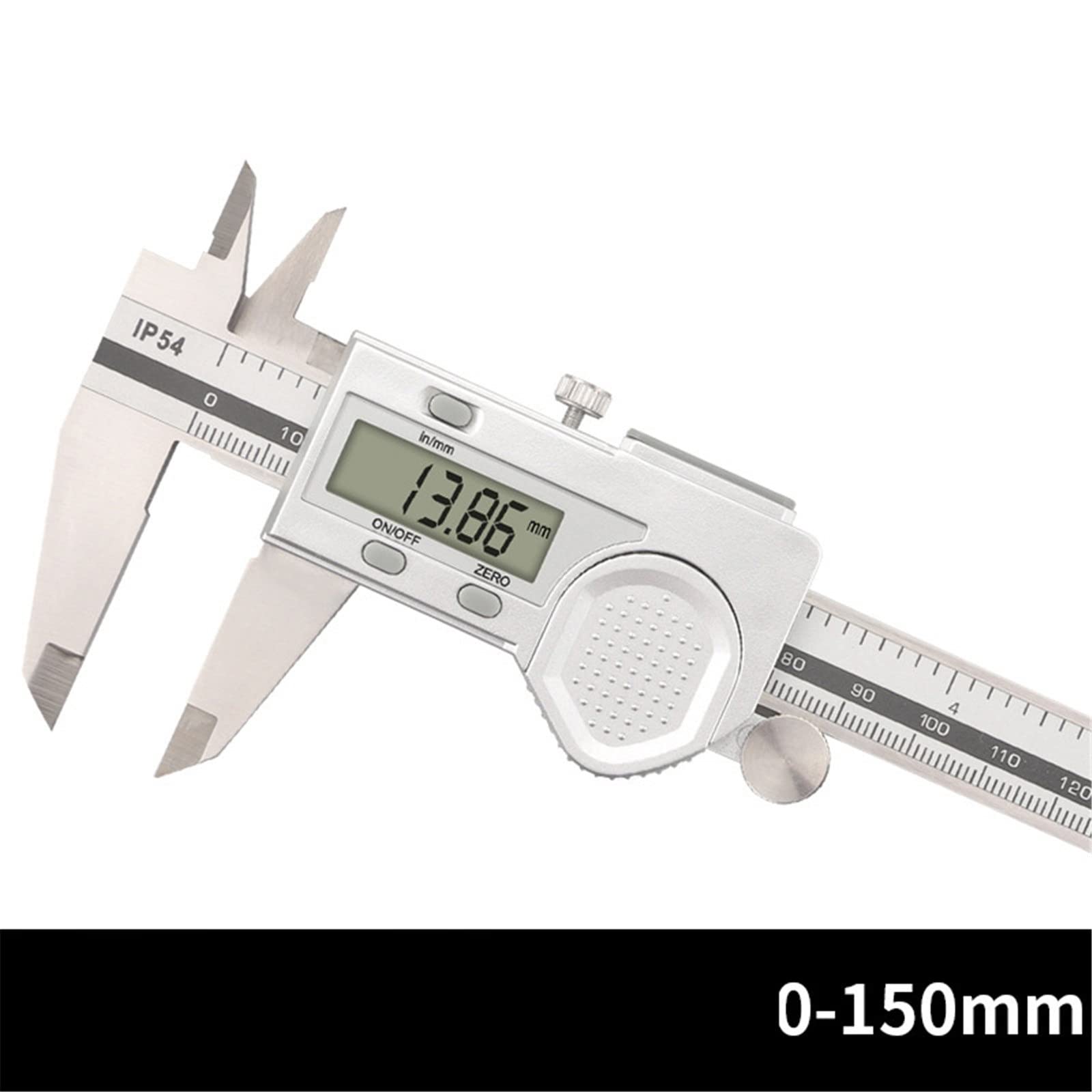 Calibrador Electrónico Digital Calibrador Digital 0-150-200-300 Mm Herramienta De Medición para Uso Doméstico E Industrial,Silver-0-150mm