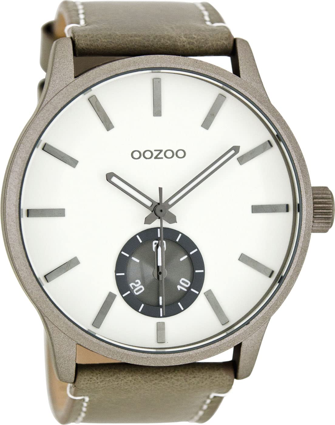 OozooXL Watch with Leather Strap Special Item Outlets Sale Remaining Stock Outlet at Reduced Price Variant 2