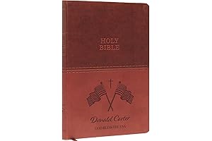Patriotic God Bless The USA Edition Bible Engraved with Name