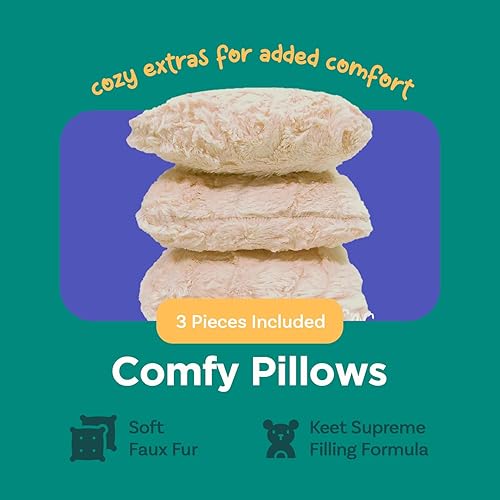 Miniatura 5 de Keet - Sofá infantil de peluche con almohadas decorativas