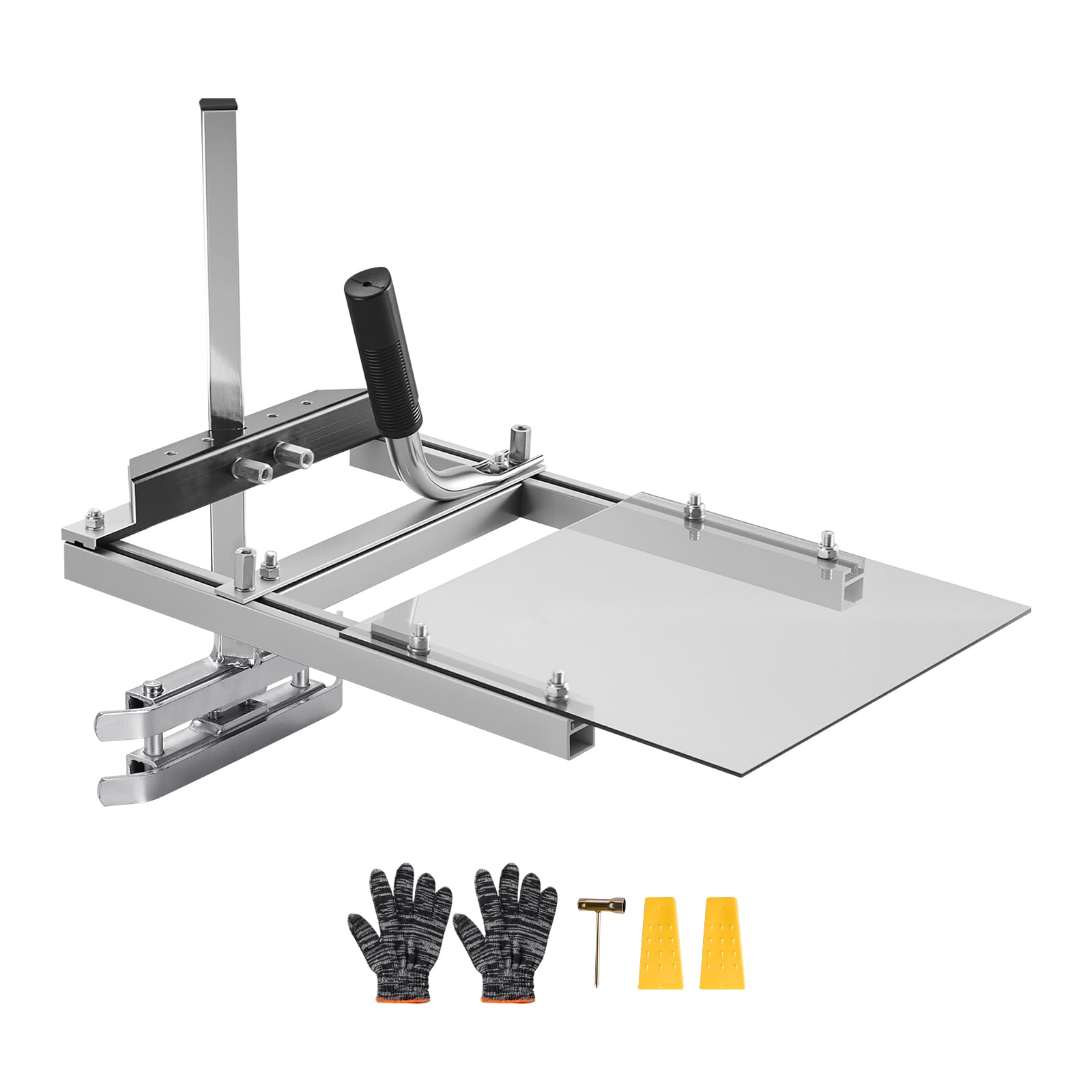 VEVOR Aserradero de Motosierra Móvil, Aserradero para Vigas de Tablones de 41-51 cm, Guía de Corte Transversal de Madera con Protector, Grosor de Corte 0,508 a 29,99 cm, 405 x 315 x 467 mm, Plata