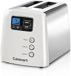 Grille-pain Cuisinart Touch to Toast™ sans levier 2 tranches, perle métallique (CPT-420FPC), acier inoxydable, sans BPA
