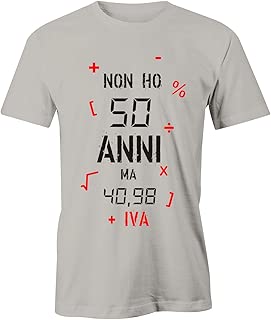 magliette spiritose per i 50 anni