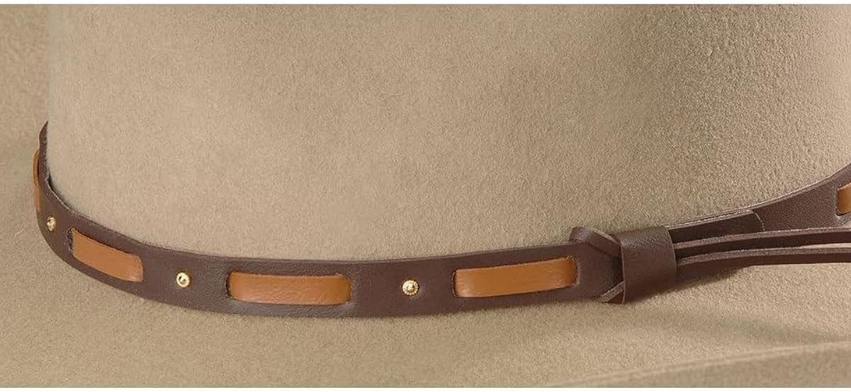 Stetson Hutchins 3X Wool Felt Stone Cowboy Hat (SWHUTC-403420) - Image 5