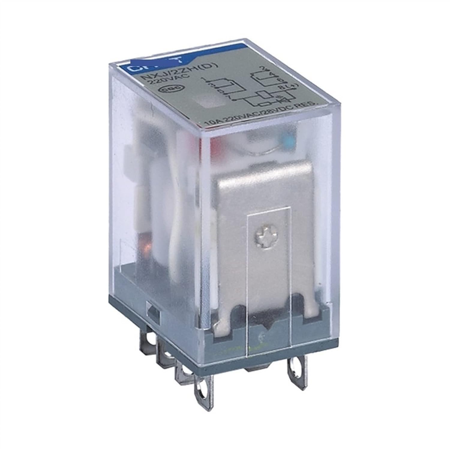 Automatyczny przełącznik NXJ Mały przekaźnik elektromagnetyczny 2Z 3Z 4Z DC Kompletny styki Wysoka niezawodność z funkcją wskaźnika stanu 1 szt. 24 V DC Kolor: 4Z (2Z, (D) 36V DC)