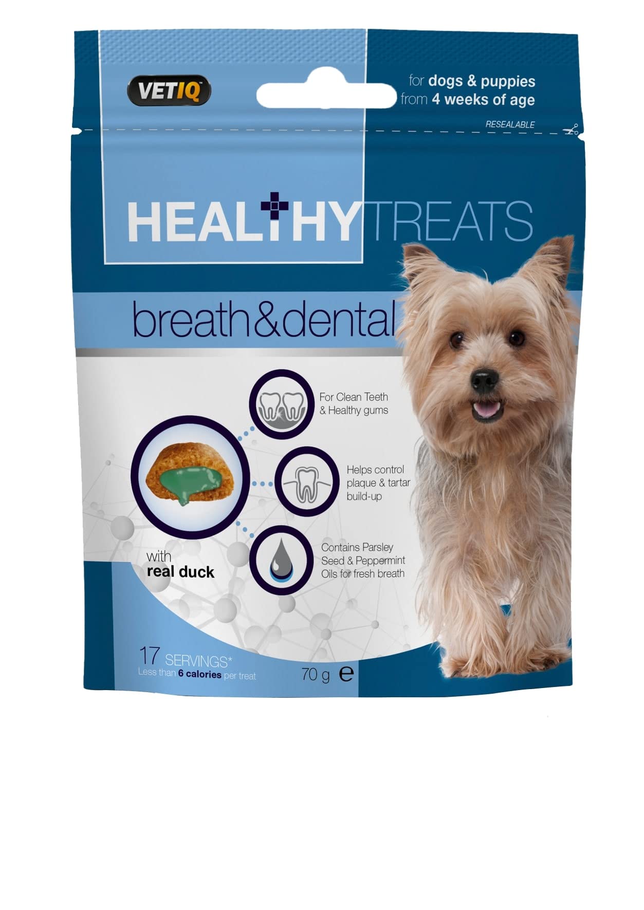 See full amazon price history chart for Mark & Chappell Vet IQ Healthy Breath & Dental Dog treats made with real chicken and cream filled center for dogs & puppies for clean teeth and healthy gum, control plaque, tartar keep your dog’s breath fresh 70g Mark & Chappell Vet IQ Healthy Breath & Dental Dog treats made with real chicken and cream filled center for dogs & puppies for clean teeth and healthy gum, control plaque, tartar keep your dog’s breath fresh 70g (B0BC1WZ9BD) Amazon Price History, Amazon Price Tracker