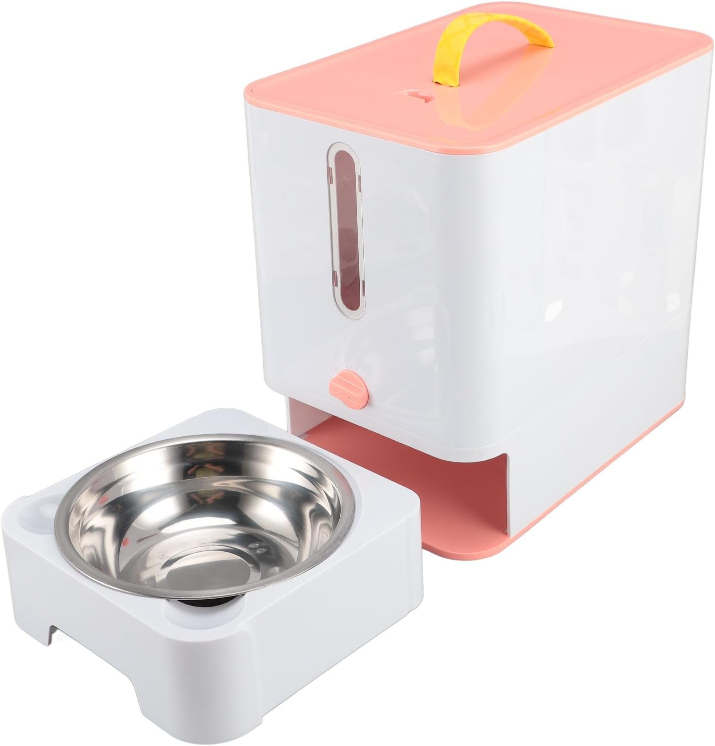 Outdoor Pet Food Storage Container, Portable Cat Dog Food Dispenser, Large Capacity Snack Organizer, Space Saving Compact Design, Simple Style for Home Travel Outdoor U