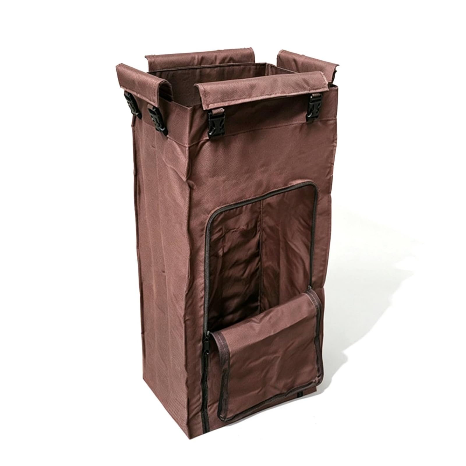 Copertura per Carrello Portabiancheria, Borsa per Biancheria A Doppio Lato con Cerniera, Altezza 85 Cm