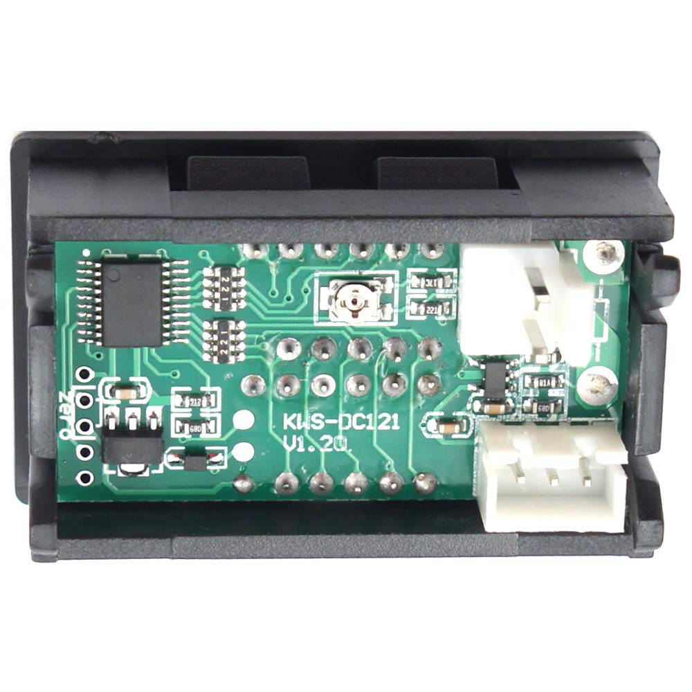 JacobsParts DC 100V 100A Voltmeter Ammeter Dual LED Display Panel Volt Guage Amp Meter Voltage Current Tester with Shunt