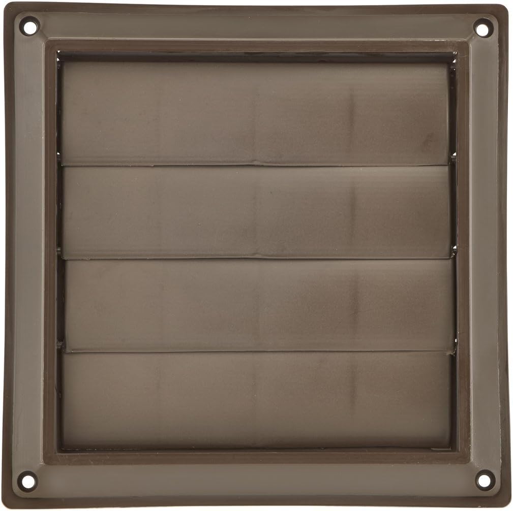 pic Outdoor Dryer Vent Cover Brown lambro industries 361b 6 brown plastic louver vent