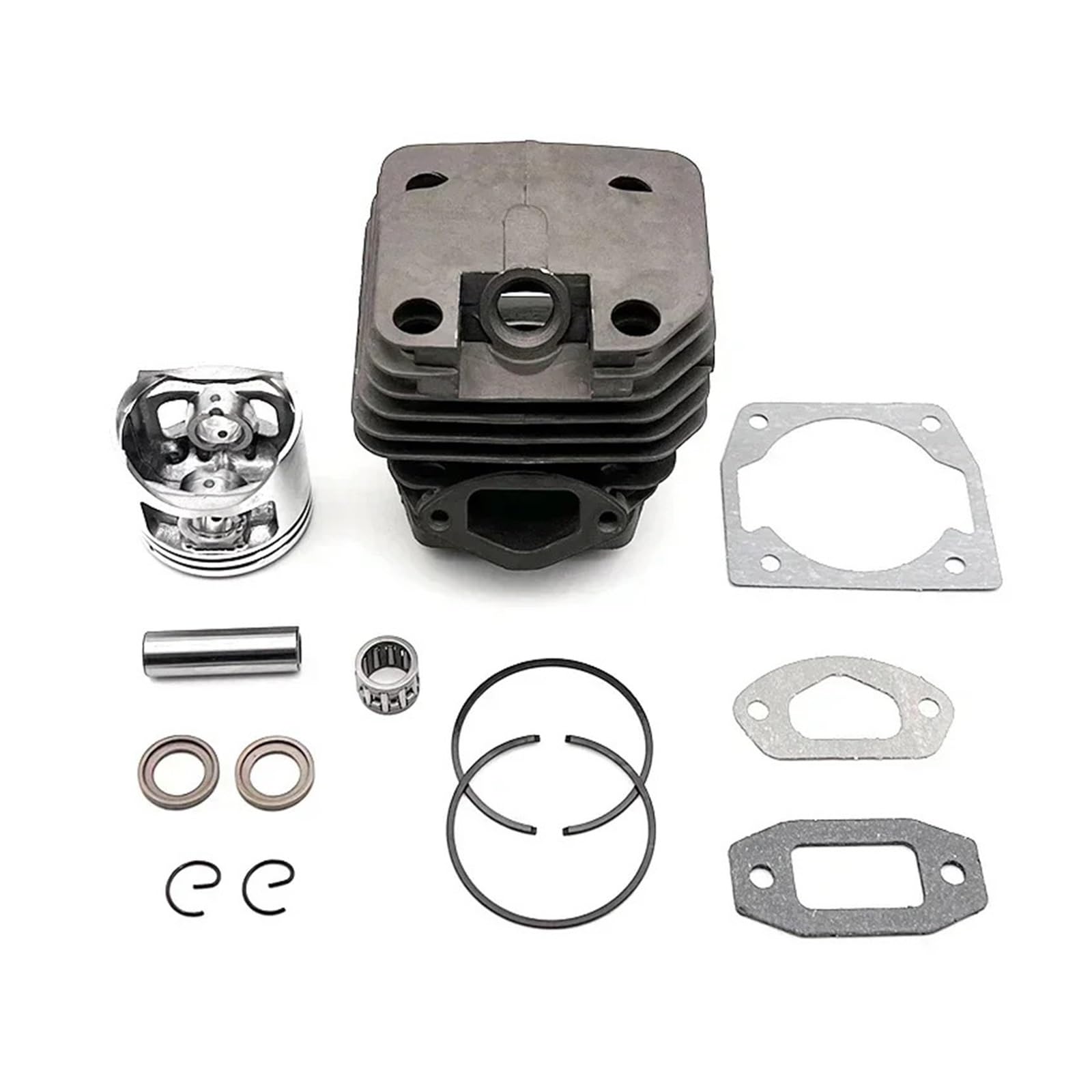 Garden Power Tools Parts Accessories Gasoline Chainsaw Attachment Cylinder Piston Kit 58cc 52cc 45cc(52cc 45mm)