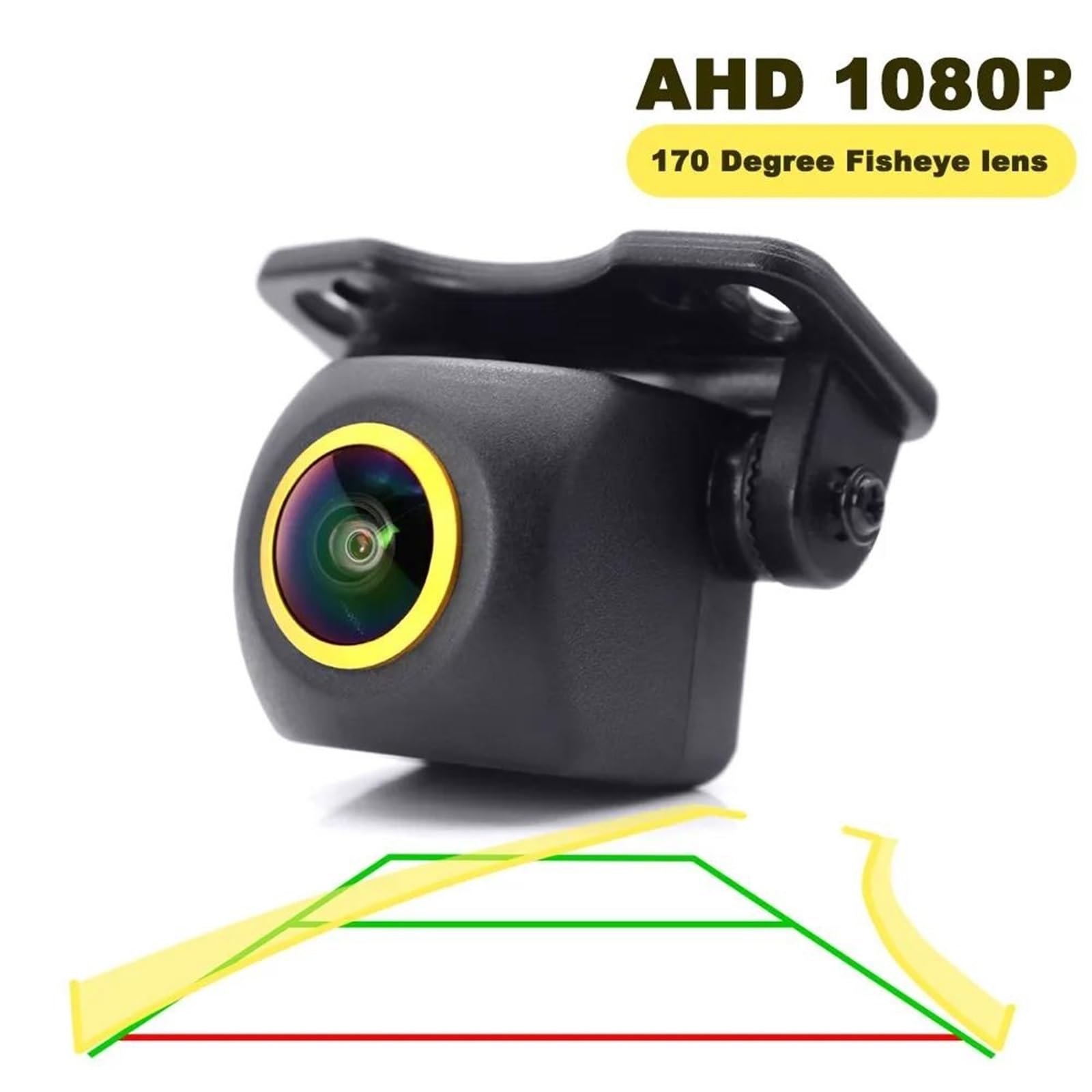 Cámara Trasera Coche AHD 1080P Coche Trayectoria Dinámica Inteligente