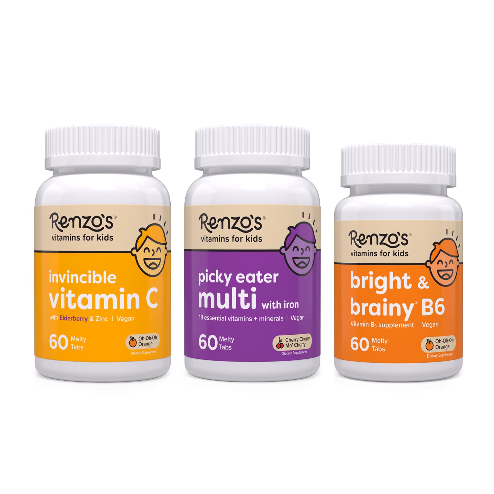 Renzo's Vitamins Back to School Bundle — Bright & Brainy Vitamin B6