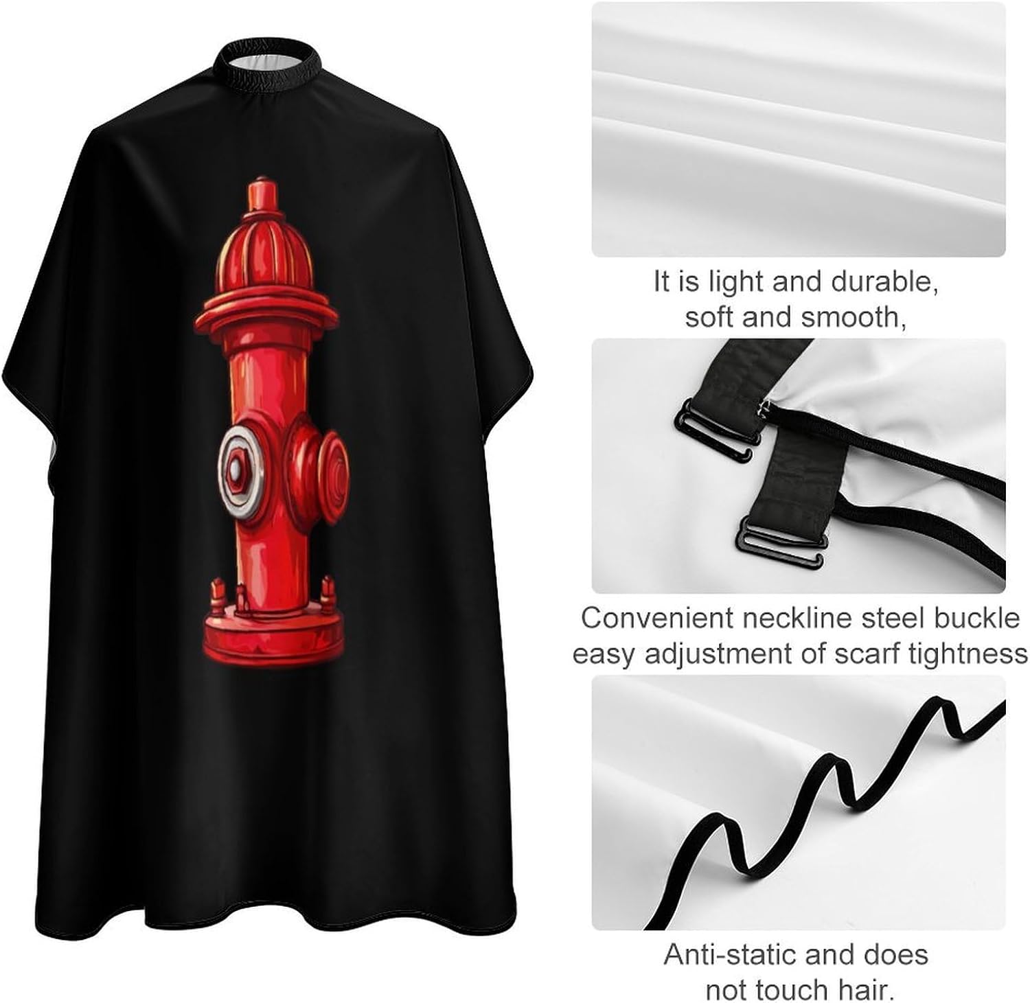 Funny Chicken Us Flag Barber Cape Professional Hair Cutting Apron Hairdresser Cape for Men Women