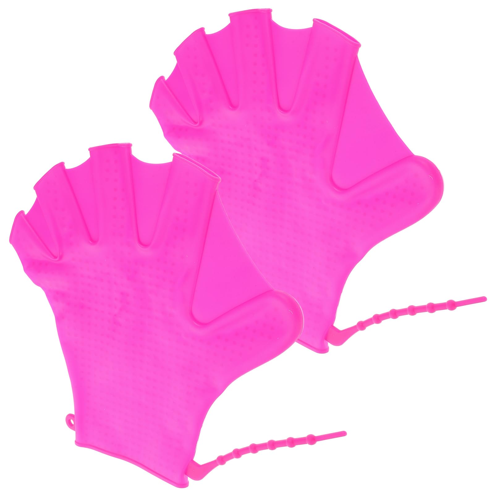 GANAZONO 1 Pair Snorkeling Gloves Hand Fin Swim Swimming Fins Webbed Warm Aqua Waterproof Pool Swimming Finger Swim Hand Fins Swimming Accessories Purple